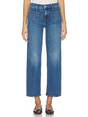 NWT Mother Patch Pocket Mid Rise Maven Ankle in Let's Split Stretch Jeans 28